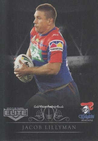 2018 NRL Elite Silver Specials - SS075 Jacob Lillyman Newcastle Knights