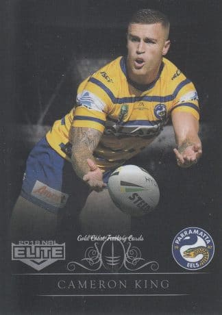 2018 NRL Elite Silver Specials - SS095 Cameron King Parramatta Eels