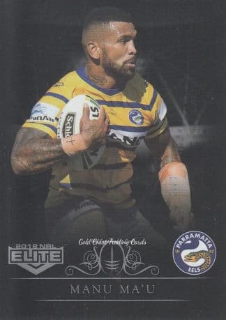 2018 NRL Elite Silver Specials - SS097 Manu Ma'u Parramatta Eels