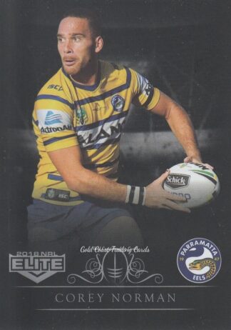2018 NRL Elite Silver Specials - SS099 Corey Norman Parramatta Eels