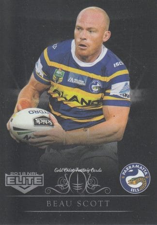 2018 NRL Elite Silver Specials - SS100 Beau Scott Parramatta Eels