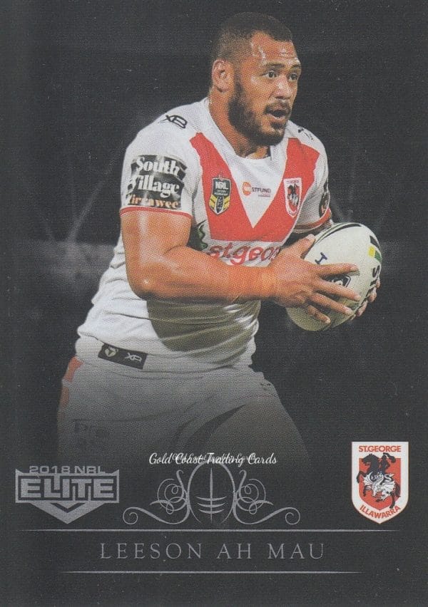 2018 NRL Elite Silver Specials - SS122 Leeson Ah Mau St George Dragons