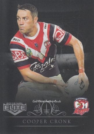 2018 NRL Elite Silver Specials - SS133 Cooper Cronk Sydney Roosters