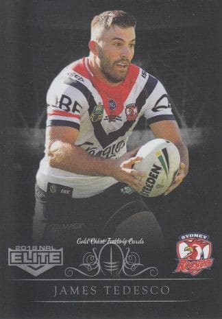2018 NRL Elite Silver Specials - SS140 James Tedesco Sydney Roosters