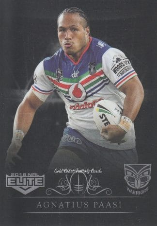 2018 NRL Elite Silver Specials - SS149 Agnatius Paasi Warriors