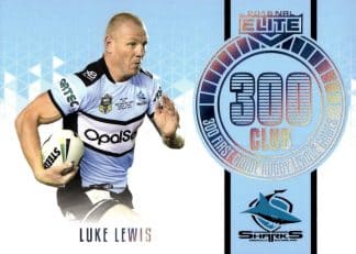 2018 NRL Elite Case Card - GC2 Luke Lewis Cronulla Sharks