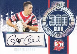 2018 NRL Elite Signature Case Card - GCS3 Cooper Cronk Sydney Roosters