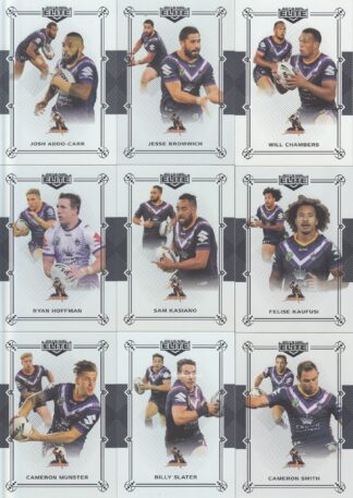 2018 NRL Elite Black Diamond Mojo Set - Melbourne Storm Team Set