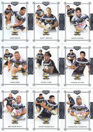 2018 NRL Elite Black Diamond Mojo Set - North Qld Cowboys Team Set