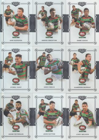 2018 NRL Elite Black Diamond Mojo Set - South Sydney Rabbitohs Team Set