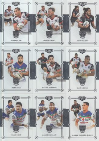 2018 NRL Elite Black Diamond Mojo Set - Warriors Team Set