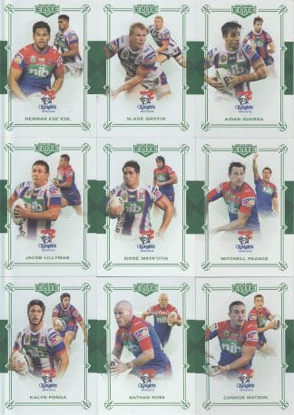 2018 NRL Elite Emerald Mojo Set - Newcastle Knights Team Set