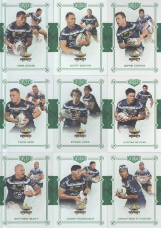 2018 NRL Elite Emerald Mojo Set - North Qld Cowboys Team Set