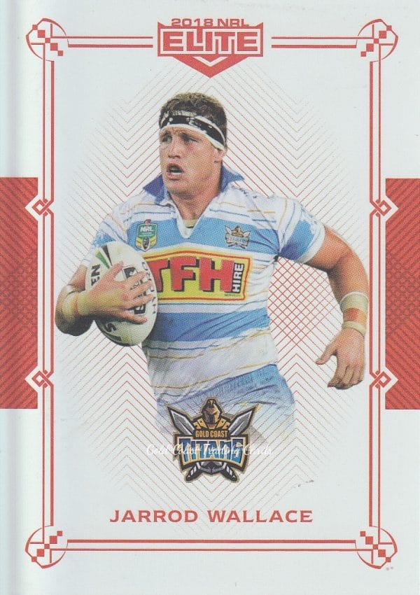 2018 NRL Elite Ruby Mojo - MR045 Jarrod Wallace Gold Coast Titans