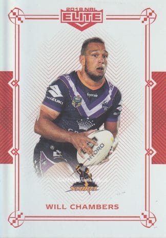 2018 NRL Elite Ruby Mojo - MR057 Will Chambers Melbourne Storm