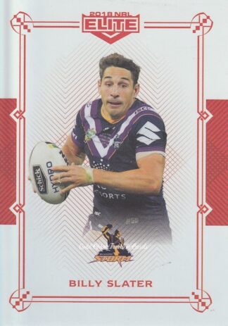 2018 NRL Elite Ruby Mojo - MR062 Billy Slater Melbourne Storm