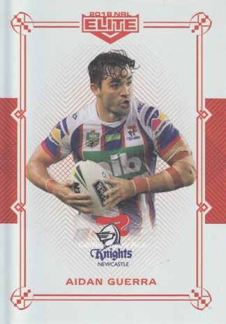 2018 NRL Elite Ruby Mojo - MR066 Aidan Guerra Newcastle Knights