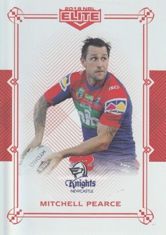 2018 NRL Elite Ruby Mojo - MR069 Mitchell Pearce Newcastle Knights
