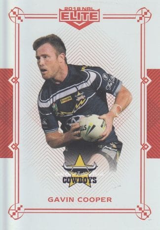 2018 NRL Elite Ruby Mojo - MR075 Gavin Cooper North Qld Cowboys