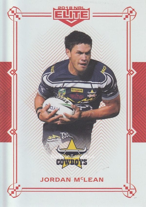 2018 NRL Elite Ruby Mojo - MR078 Jordan McLean North Qld Cowboys