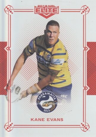 2018 NRL Elite Ruby Mojo - MR082 Kane Evans Parramatta Eels