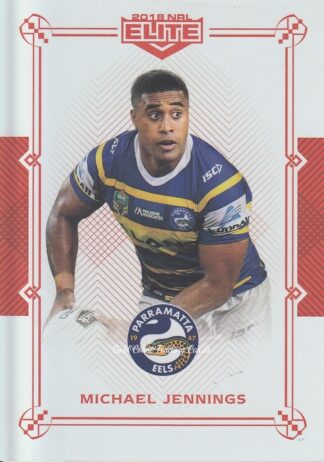 2018 NRL Elite Ruby Mojo - MR084 Michael Jennings Parramatta Eels