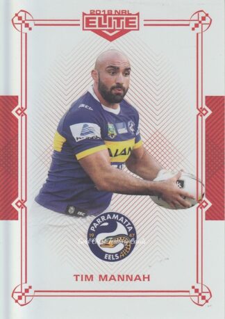 2018 NRL Elite Ruby Mojo - MR086 Tim Mannah Parramatta Eels