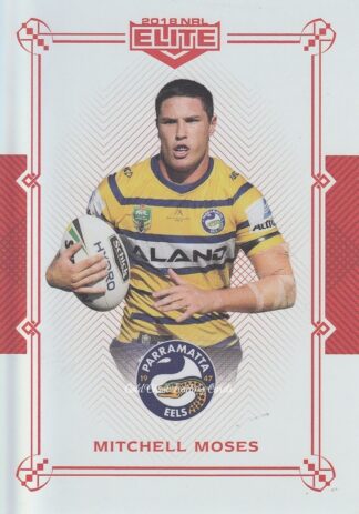 2018 NRL Elite Ruby Mojo - MR088 Mitchell Moses Parramatta Eels