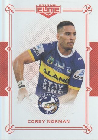 2018 NRL Elite Ruby Mojo - MR089 Corey Norman Parramatta Eels
