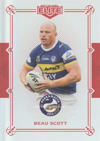 2018 NRL Elite Ruby Mojo - MR090 Beau Scott Parramatta Eels
