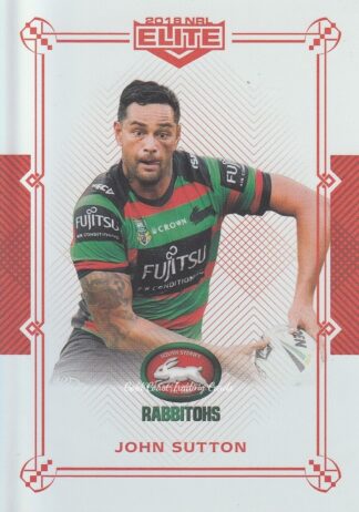 2018 NRL Elite Ruby Mojo - MR107 John Sutton South Sydney Rabbitohs