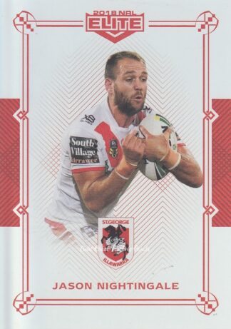 2018 NRL Elite Ruby Mojo - MR114 Jason Nightingale St George Dragons