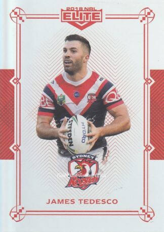 2018 NRL Elite Ruby Mojo - MR126 James Tedesco Sydney Roosters