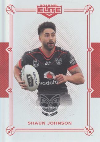 2018 NRL Elite Ruby Mojo - MR131 Shaun Johnson Warriors