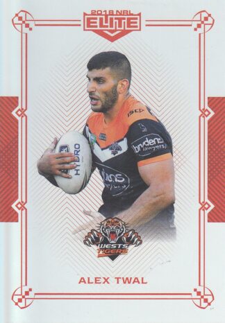 2018 NRL Elite Ruby Mojo - MR144 Alex Twal Wests Tigers