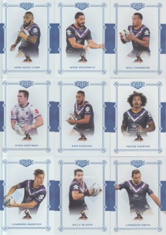 2018 NRL Elite Sapphire Mojo Set - Melbourne Storm Team Set