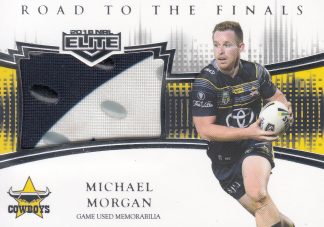 2018 NRL Elite Road To Finals Jersey Patch - RF2 Michael Morgan North Qld Cowboys
