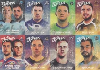 2018 NRL Elite Captains  - Full Set Of 16 Cards