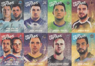 2018 NRL Elite Captains  - Full Set Of 16 Cards