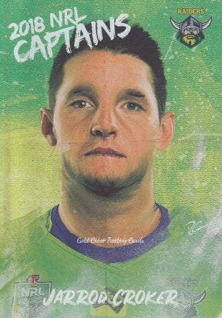 2018 NRL Elite Captains - CC02 Jarrod Croker Canberra Raiders