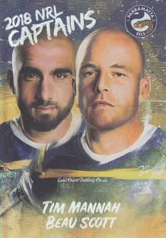 2018 NRL Elite Captains - CC10 Mannah & Scott Parramatta Eels
