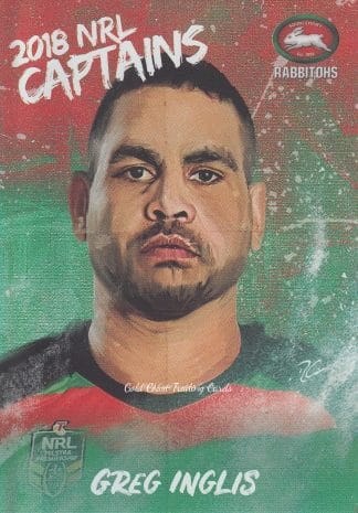 2018 NRL Elite Captains - CC12 Greg Inglis South Sydney Rabbitohs