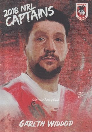 2018 NRL Elite Captains - CC13 Gareth Widdop St George Dragons