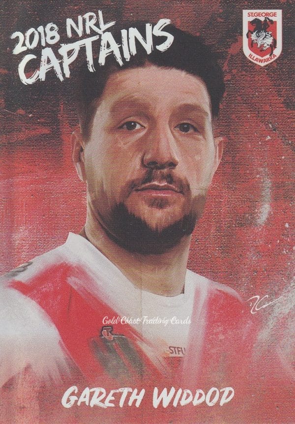 2018 NRL Elite Captains - CC13 Gareth Widdop St George Dragons
