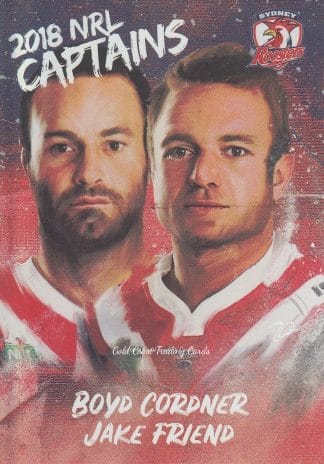 2018 NRL Elite Captains - CC14 Friend & Cordner Sydney Roosters