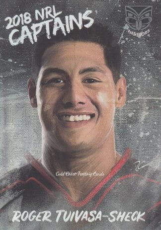 2018 NRL Elite Captains - CC15 Roger Tuivasa-Sheck Warriors