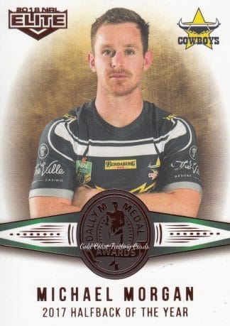 2018 NRL Elite Dally M  Awards - DM17 Michael Morgan North Qld Cowboys