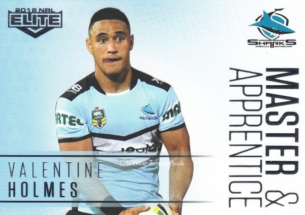 2018 NRL Elite Master & Apprentice - MA07 Valentine Holmes Cronulla Sharks