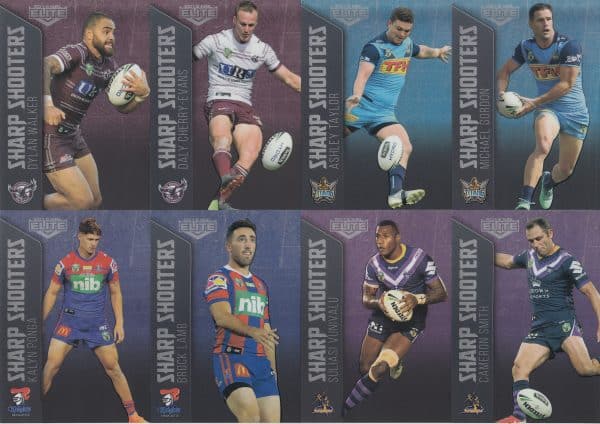 2018 NRL Elite Album With Mini Base Set, Silver Specials Set, Sharp Shooters Set, - Image 12