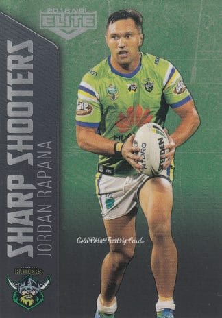 2018 NRL Elite Sharp Shooters - SSH04 Jordan Rapana Canberra Raiders